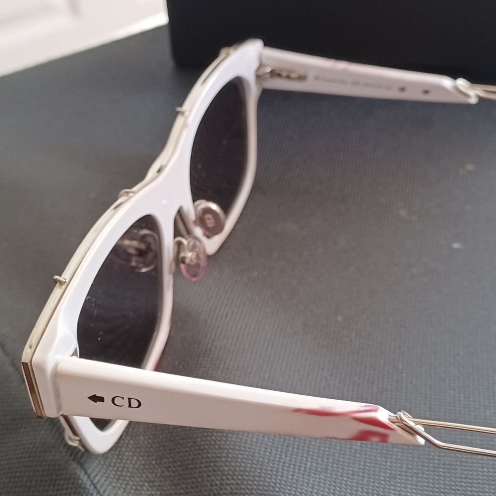 J ADior Sunglasses D8K2K rare candy cane misprint Brand New Made In Italy - Picture 3 of 9